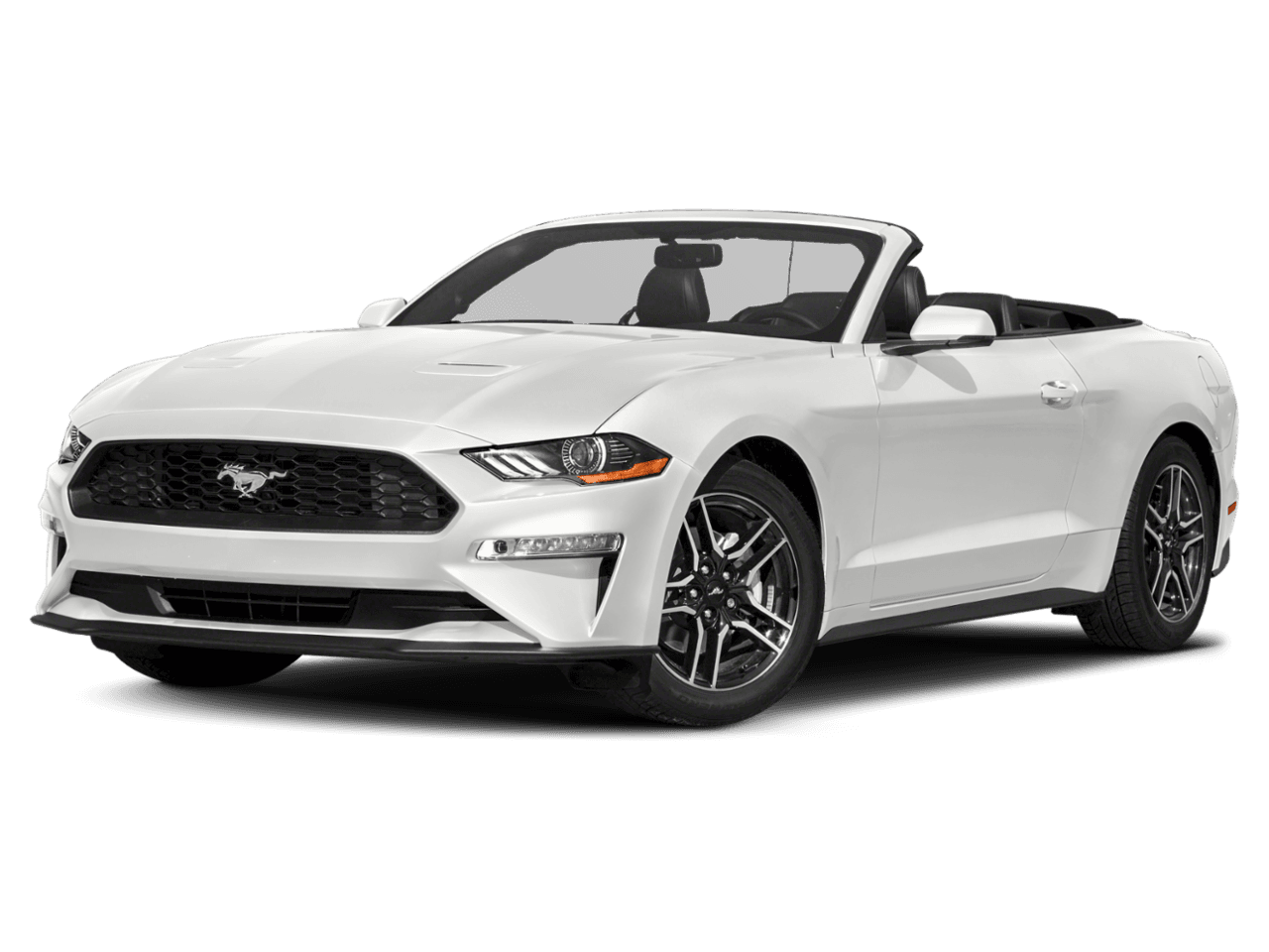 2020 Ford Mustang EcoBoost Convertible - Front 3/4, facing to the left