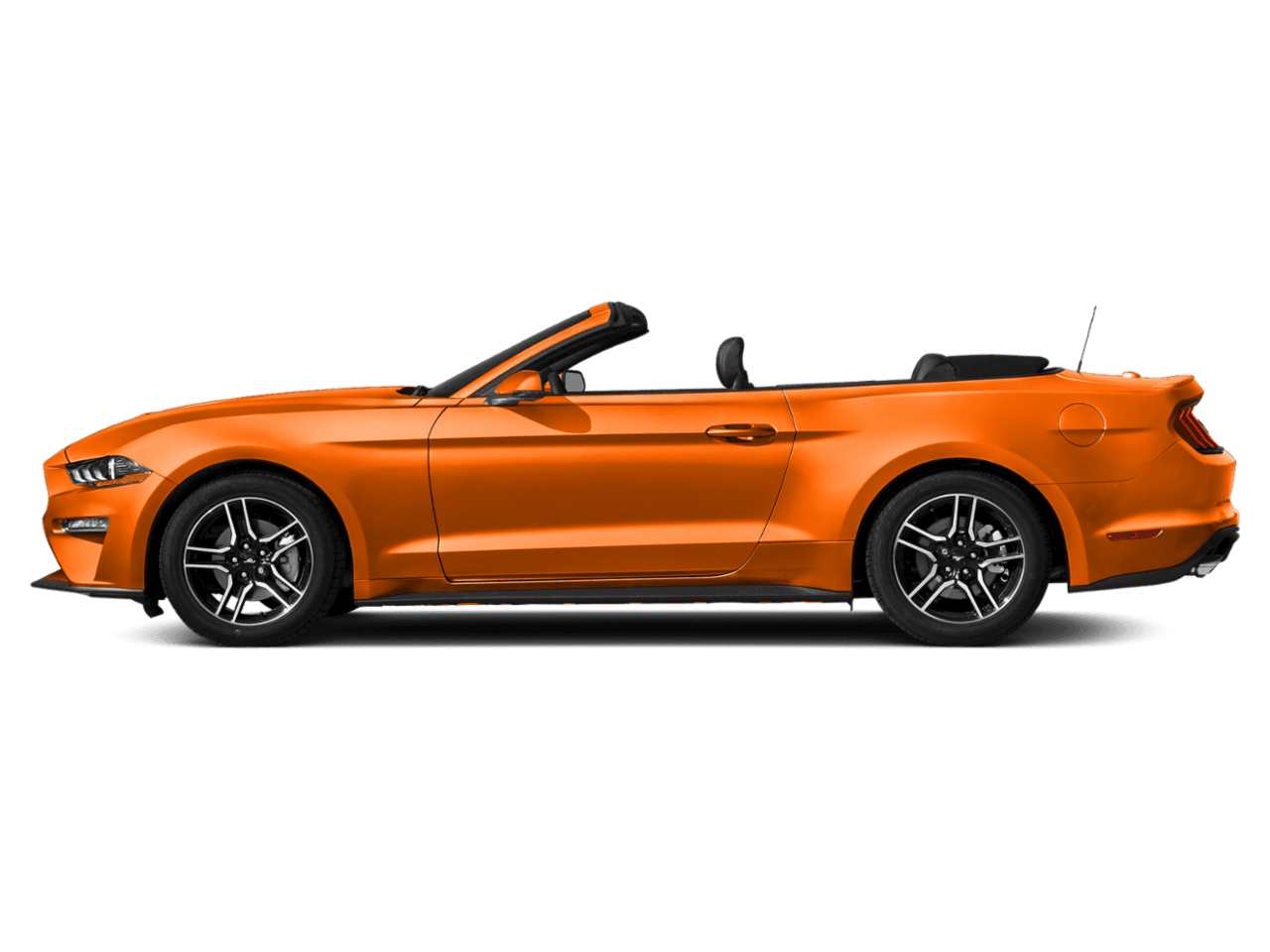 2020 Ford Mustang EcoBoost Convertible - Profile, facing to the left