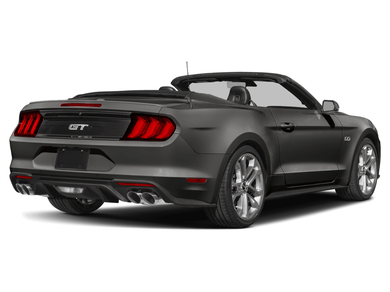 2020 Ford Mustang GT Premium Convertible - Rear 3/4, facing to the right