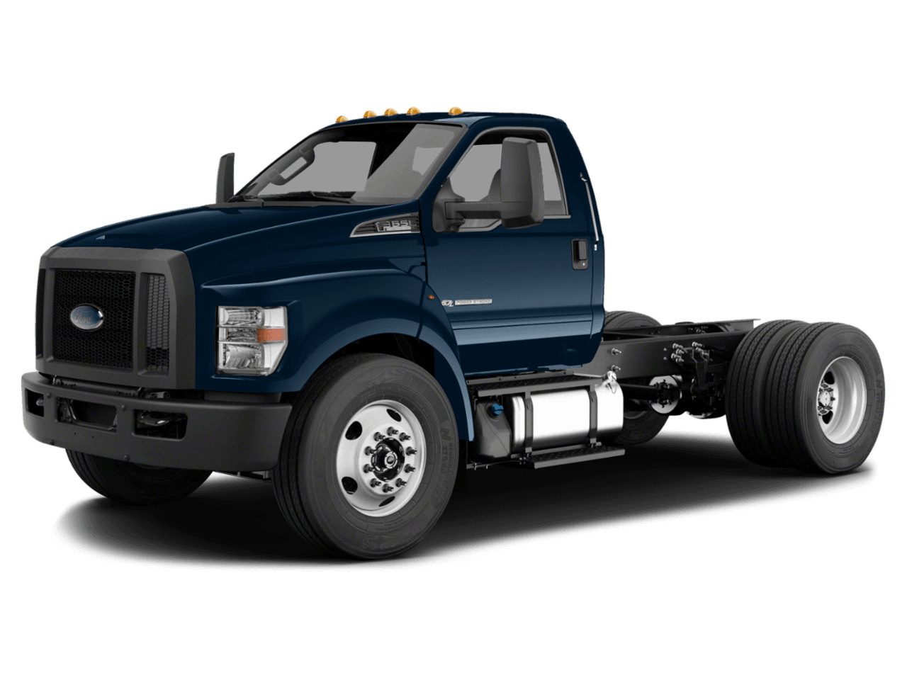 2021 Ford F-650 Straight Frame Reg Cab - Front 3/4, facing to the left