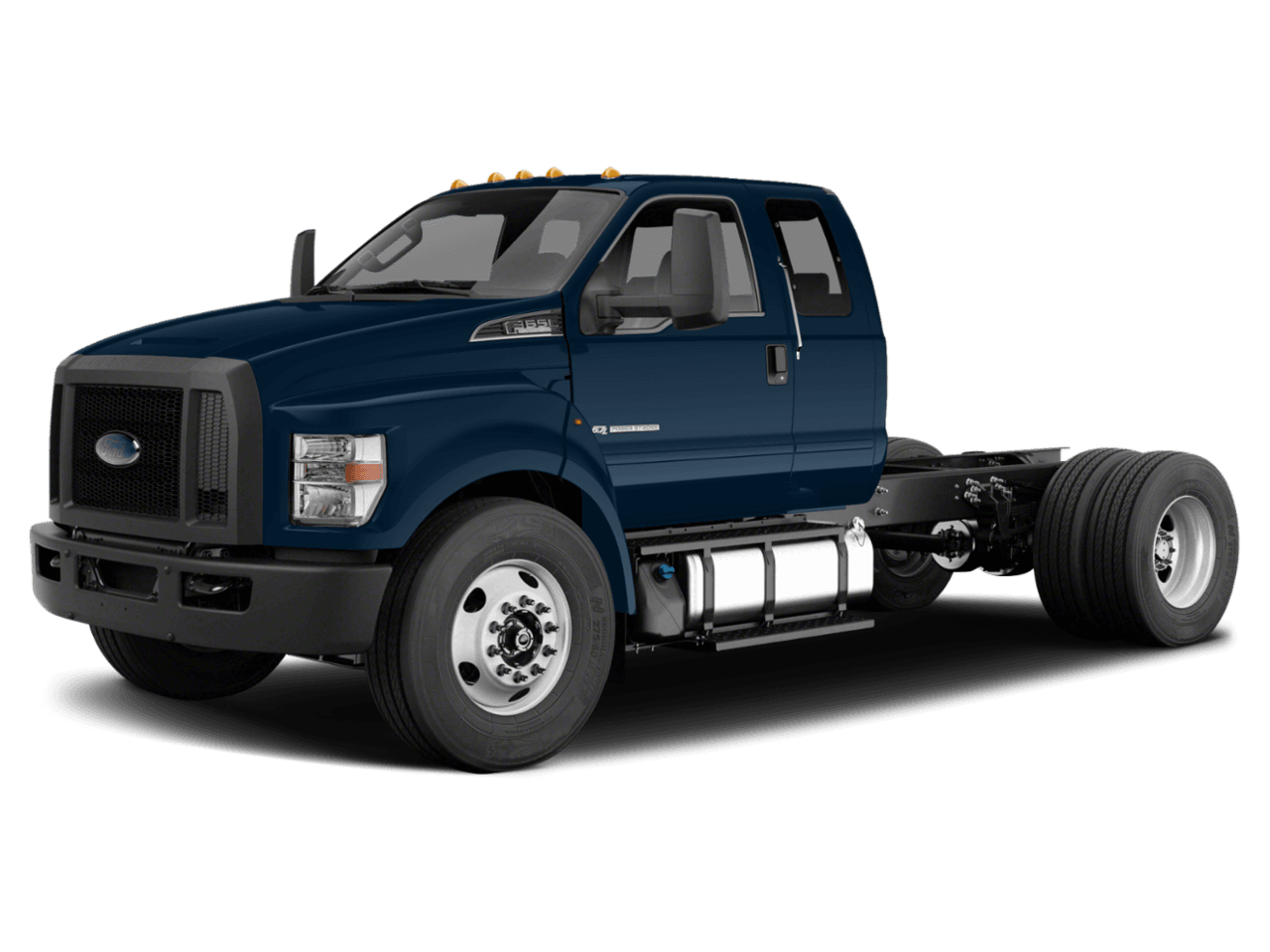 2021 Ford F-750 Tractor SuperCab - Front 3/4, facing to the left