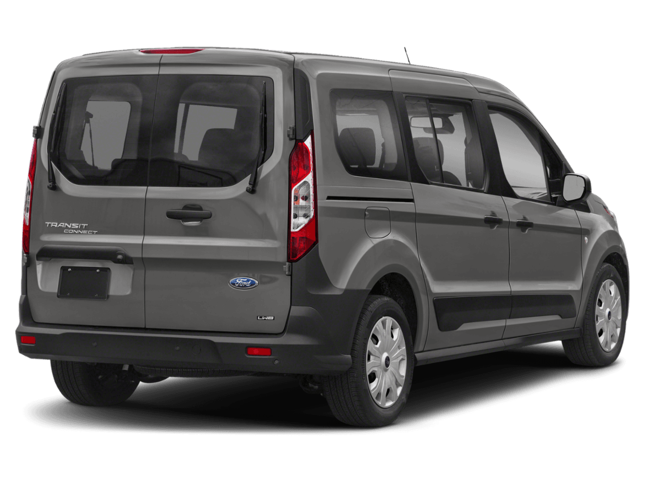 2021 Ford Transit Connect Wagon XL LWB w/Rear Symmetrical Doors - Rear 3/4, facing to the right