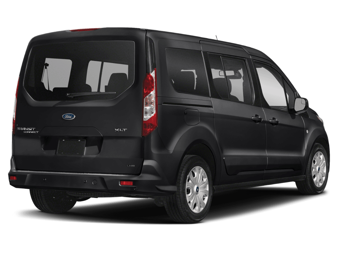 2021 Ford Transit Connect Wagon XLT LWB w/Rear Symmetrical Doors - Rear 3/4, facing to the right