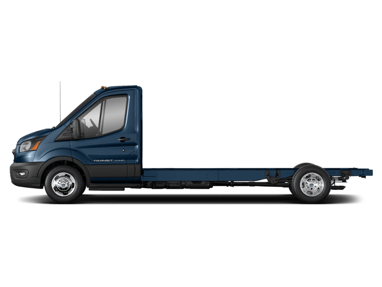 2021 Ford Transit Chassis T-350 AWD SRW 156" WB 9500 GVWR - Profile, facing to the left