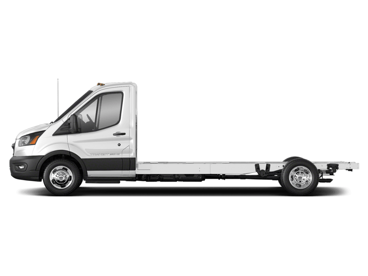 2021 Ford Transit Chassis T-350 AWD SRW 156" WB 9500 GVWR - Profile, facing to the left