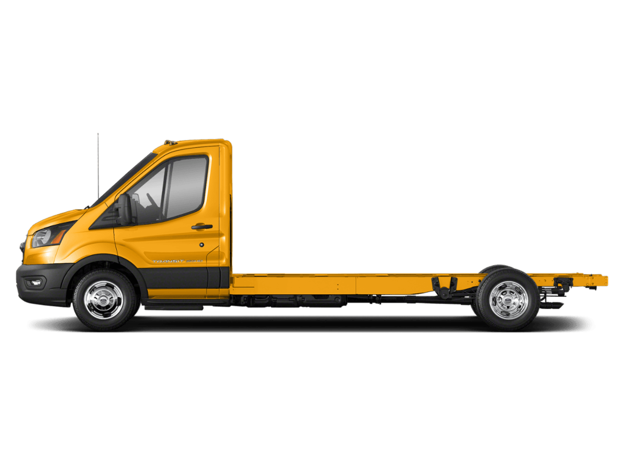 2021 Ford Transit Chassis T-350 AWD SRW 156" WB 9500 GVWR - Profile, facing to the left