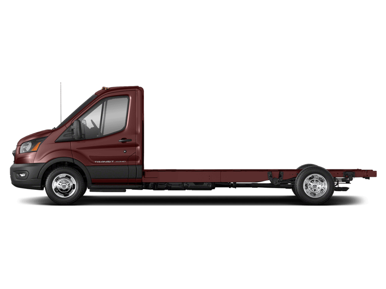 2021 Ford Transit Cutaway T-350 RWD DRW 156" WB 9950 GVWR - Profile, facing to the left