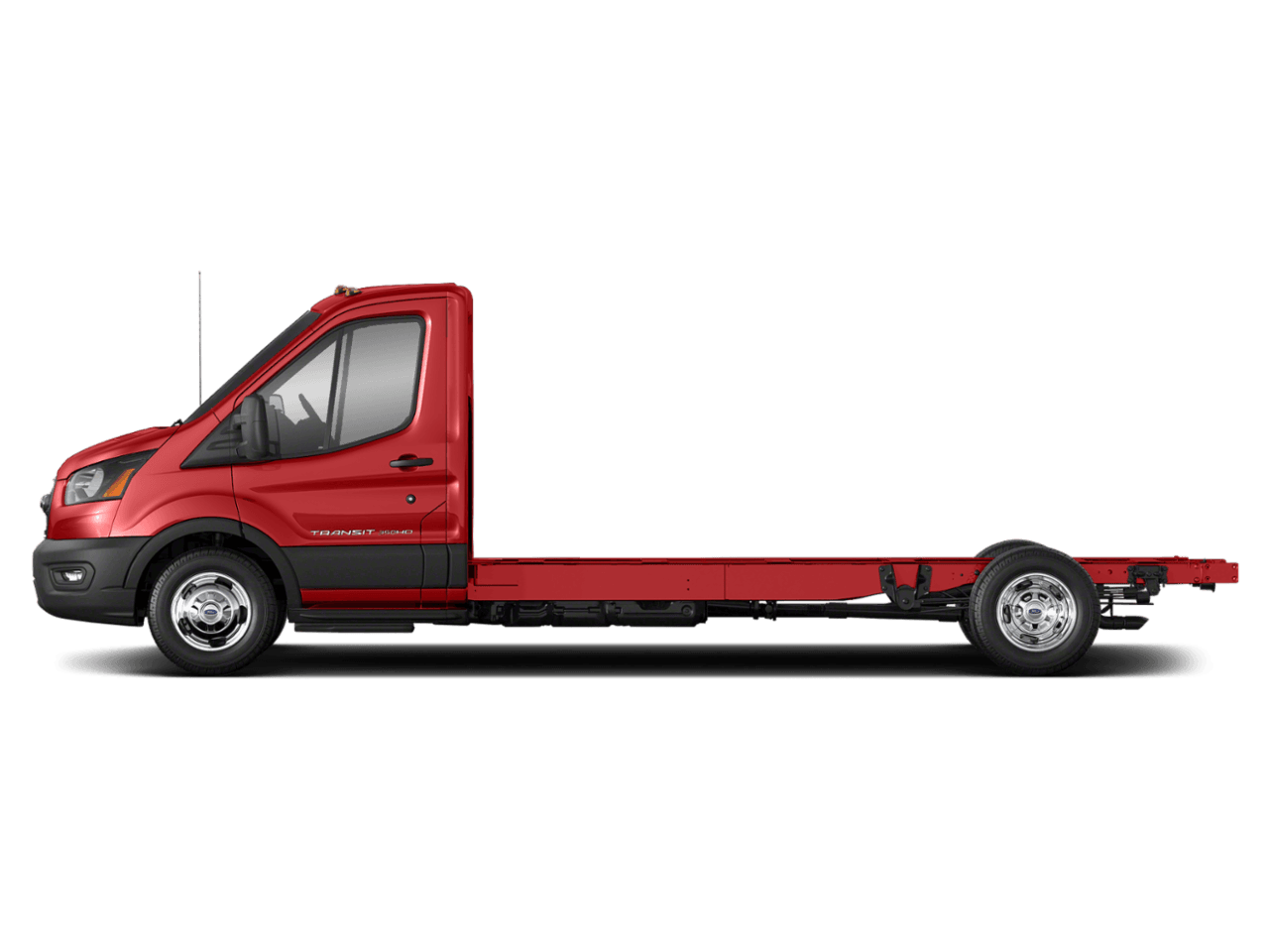 2021 Ford Transit Cutaway T-350 RWD DRW 156" WB 9950 GVWR - Profile, facing to the left