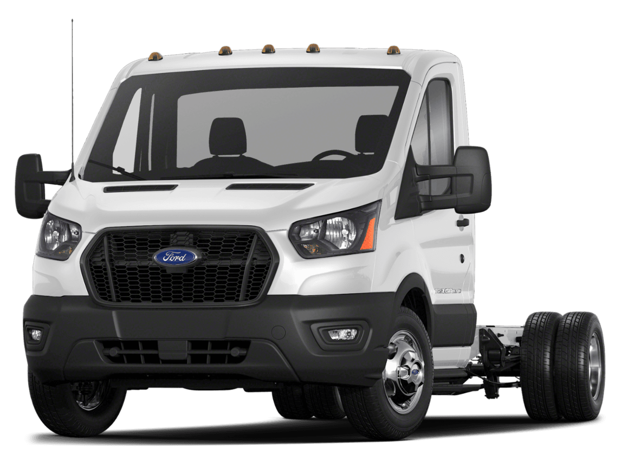 2021 Ford Transit Cutaway T-350 RWD DRW 178" WB 11000 GVWR - Front 3/4, facing to the left