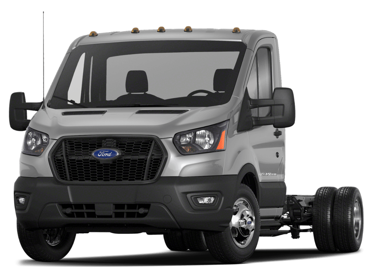 2021 Ford Transit Cutaway T-350 AWD DRW 138" WB 11000 GVWR - Front 3/4, facing to the left