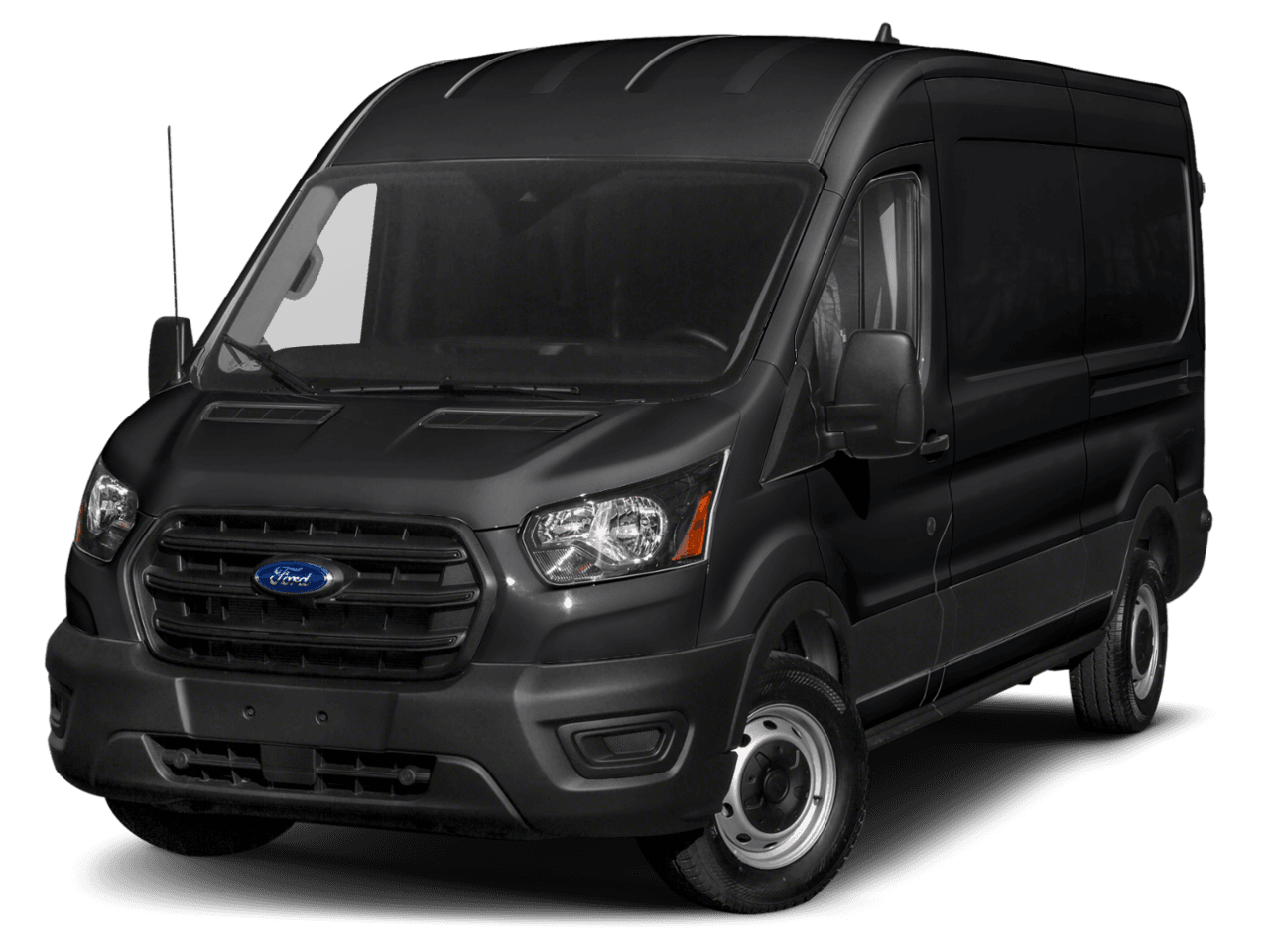 2021 Ford Transit Cargo Van T-250 130" Med Rf 9070 GVWR AWD - Front 3/4, facing to the left