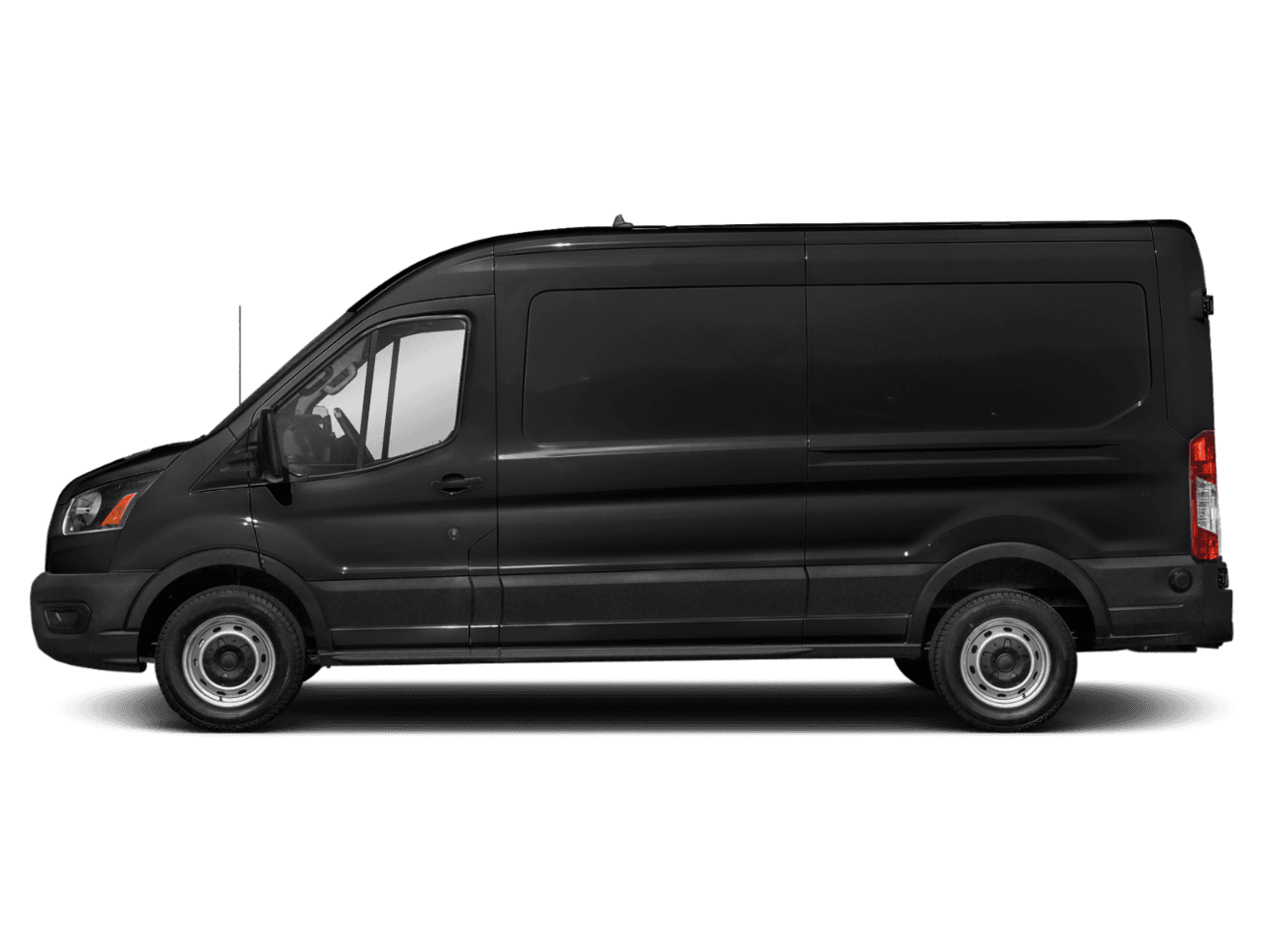 2021 Ford Transit Cargo Van T-250 130" Med Rf 9070 GVWR AWD - Profile, facing to the left