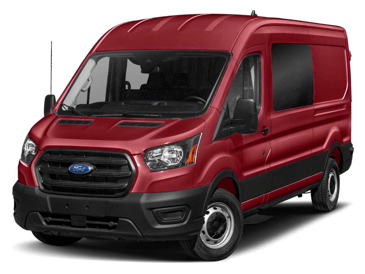 2021 Ford Transit Crew Van  - Front 3/4, facing to the left