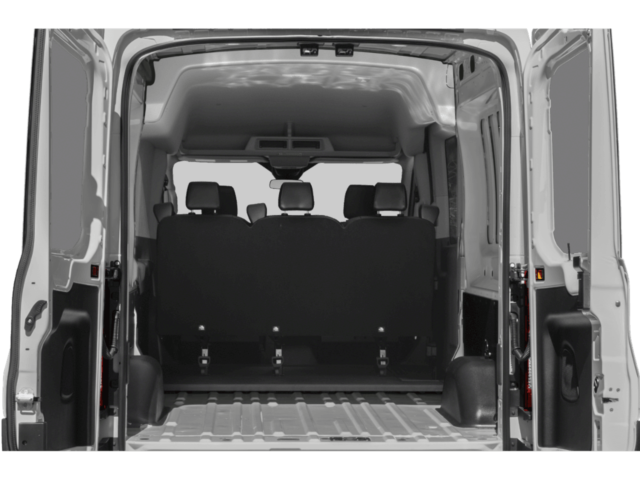 2021 Ford Transit Crew Van  - Interior Trunk with Hatch Open Feature