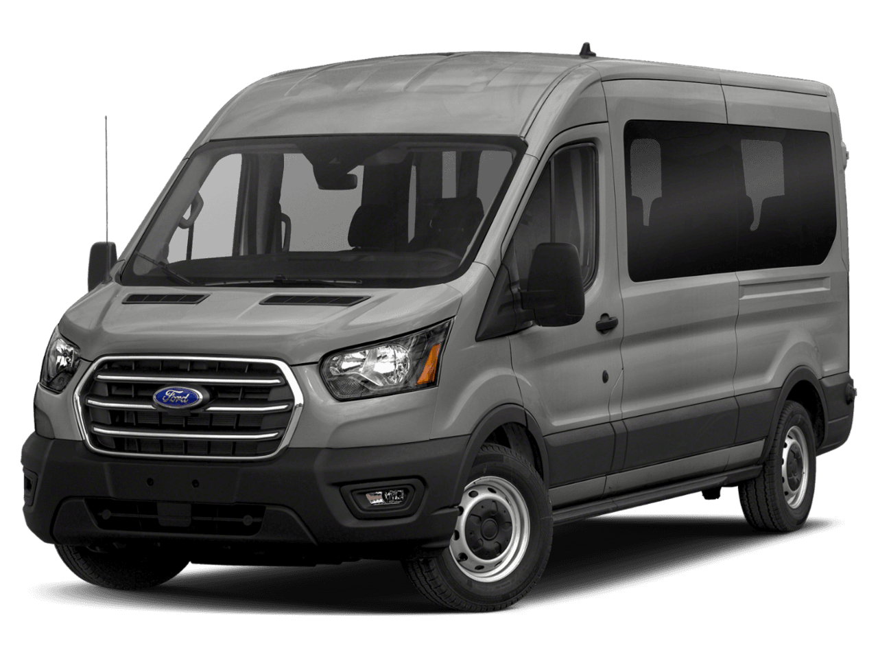 2021 Ford Transit Passenger Wagon XLT - Front 3/4, facing to the left