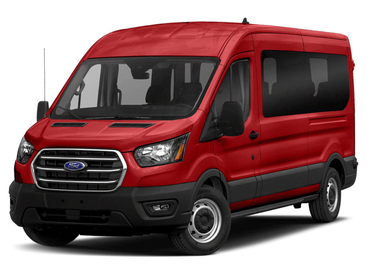 2021 Ford Transit Passenger Wagon XLT - Front 3/4, facing to the left