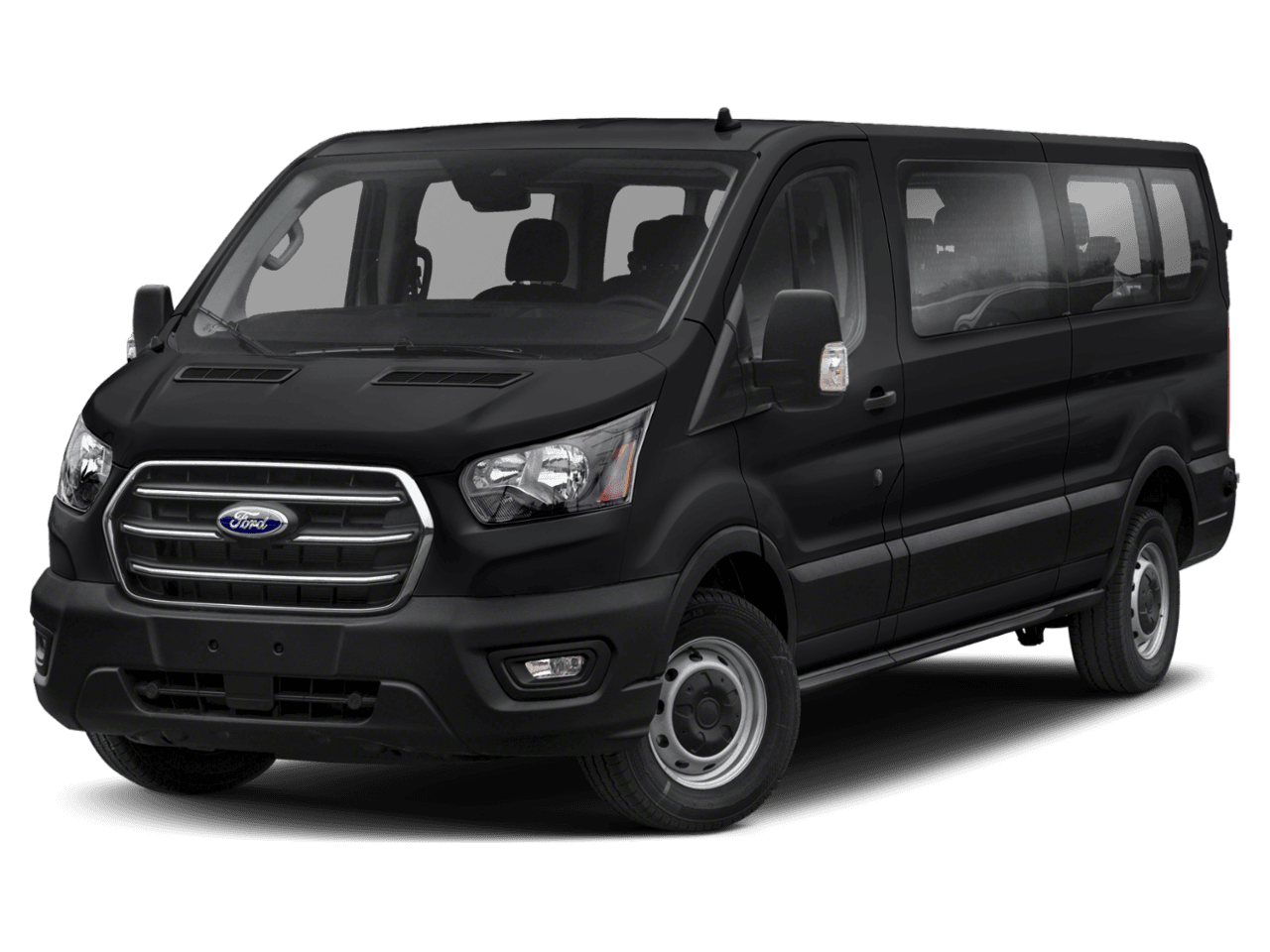 2021 Ford Transit Passenger Wagon XLT - Front 3/4, facing to the left