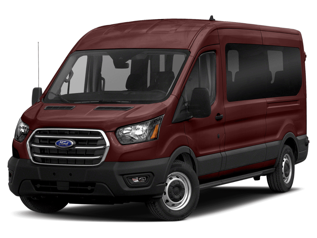 2021 Ford Transit Passenger Wagon XLT - Front 3/4, facing to the left
