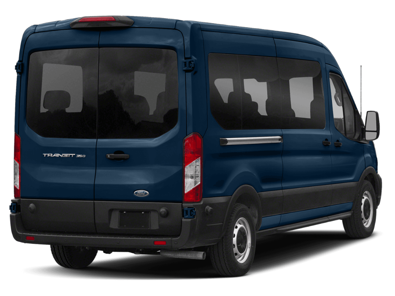 2021 Ford Transit Passenger Wagon XLT - Rear 3/4, facing to the right