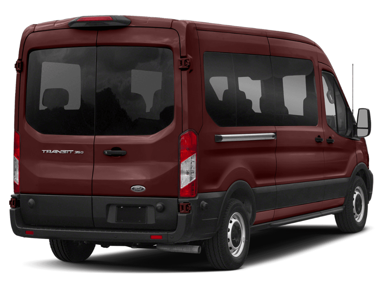 2021 Ford Transit Passenger Wagon XLT - Rear 3/4, facing to the right