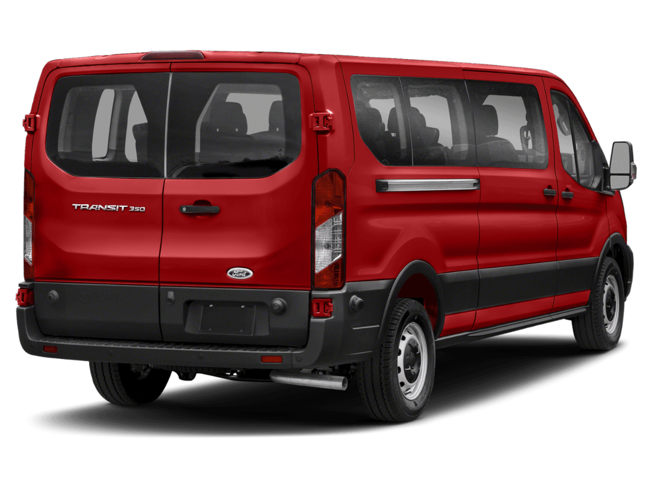 2021 Ford Transit Passenger Wagon XL - Rear 3/4, facing to the right