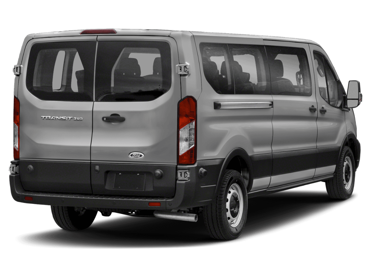 2021 Ford Transit Passenger Wagon XL - Rear 3/4, facing to the right