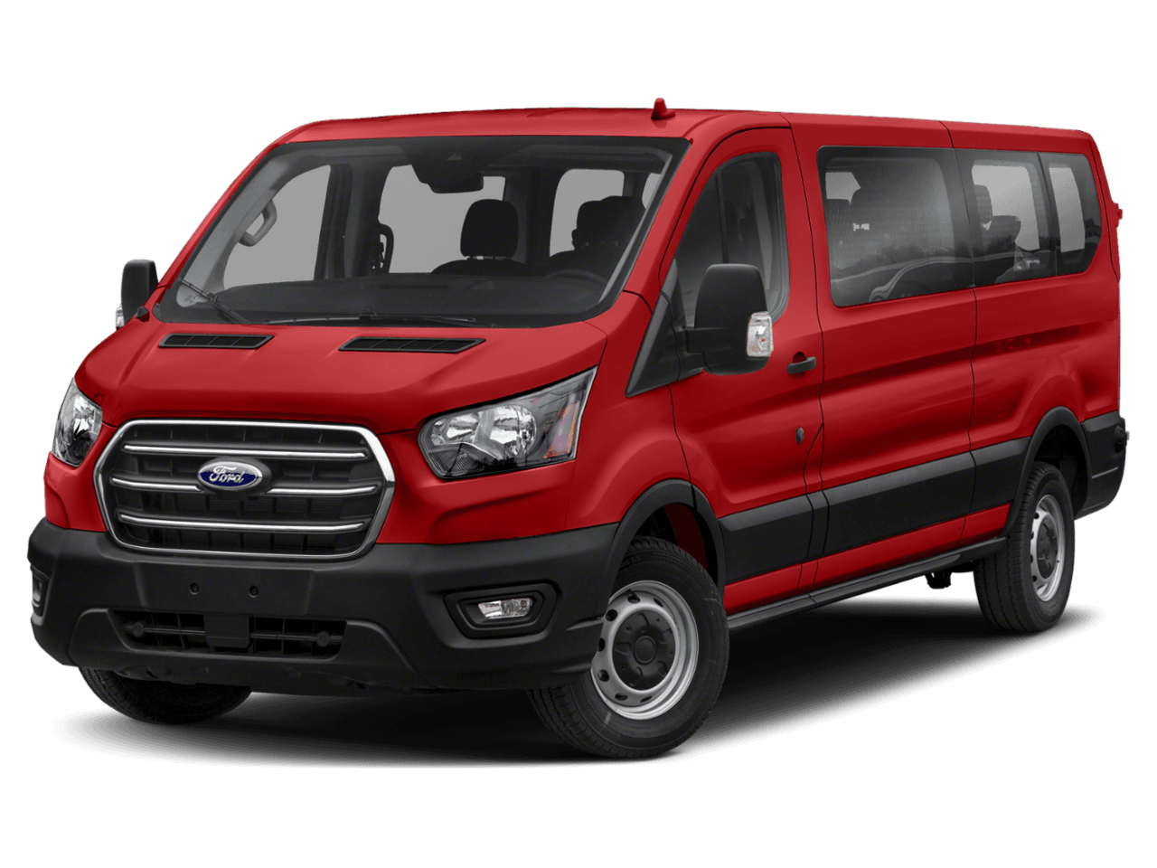 2021 Ford Transit Passenger Wagon XLT - Front 3/4, facing to the left
