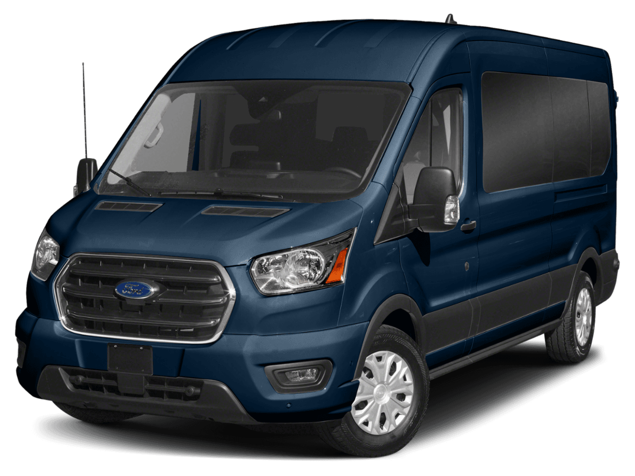 2021 Ford Transit Passenger Wagon XLT - Front 3/4, facing to the left