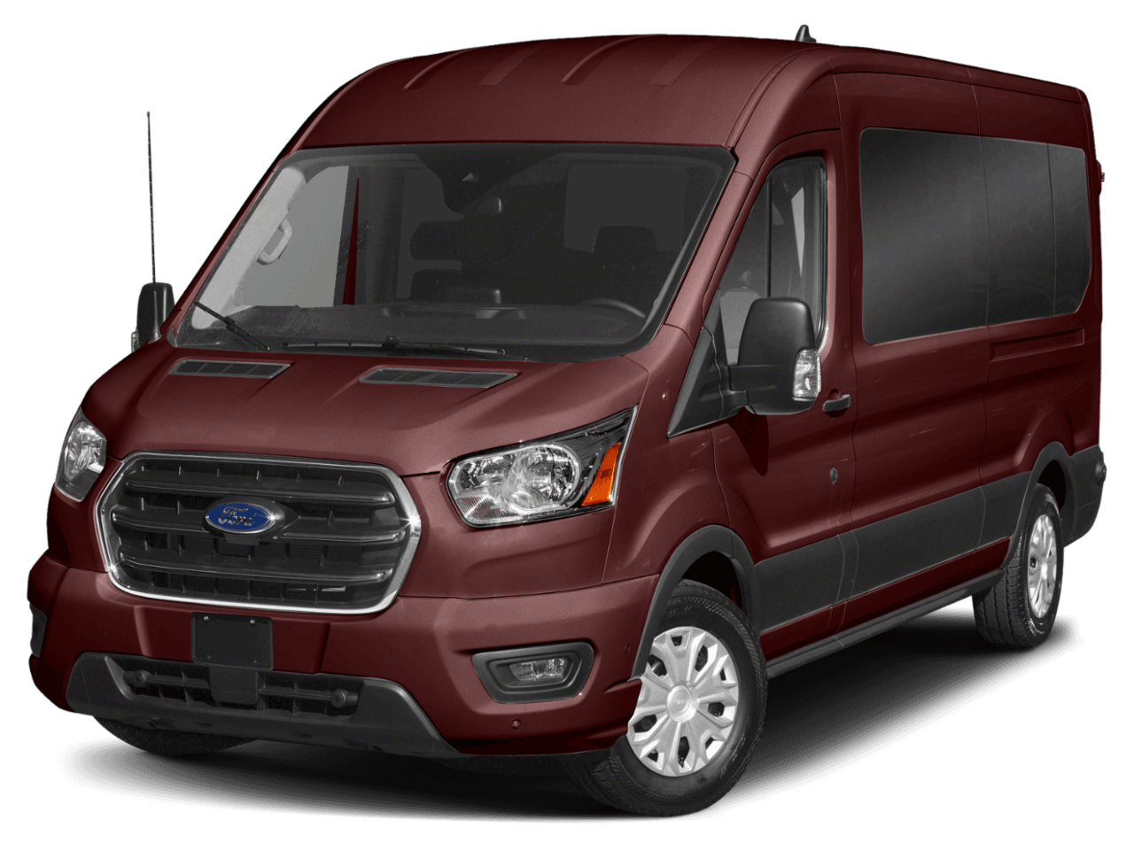 2021 Ford Transit Passenger Wagon XLT - Front 3/4, facing to the left