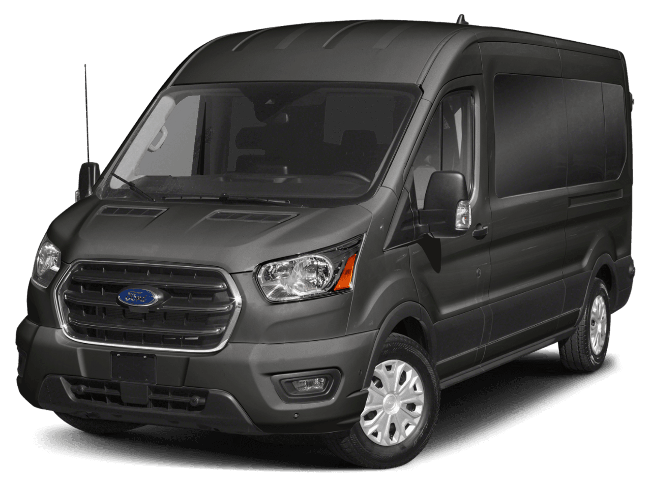 2021 Ford Transit Passenger Wagon XLT - Front 3/4, facing to the left