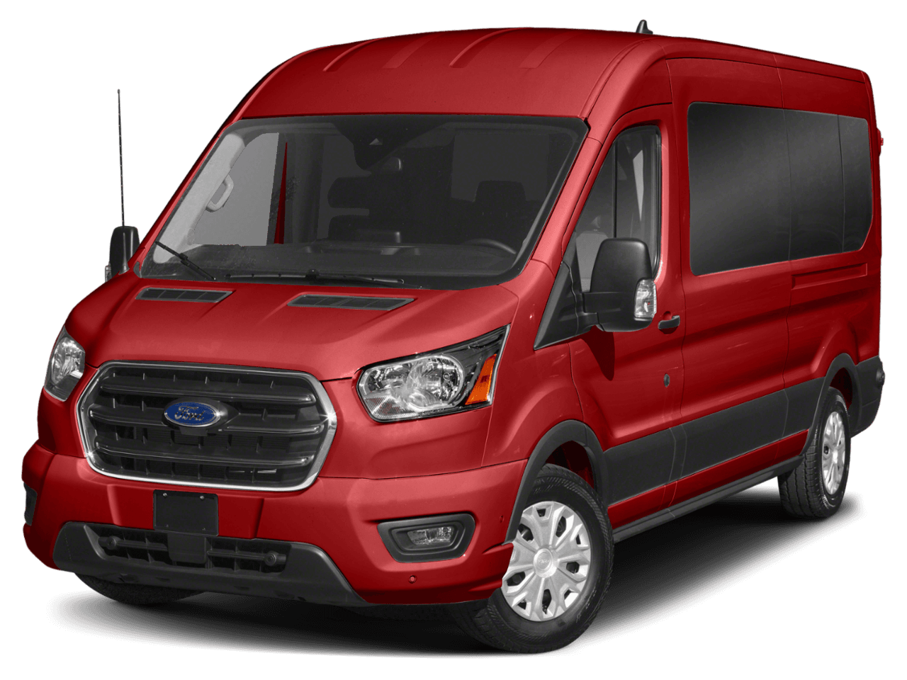 2021 Ford Transit Passenger Wagon XLT - Front 3/4, facing to the left