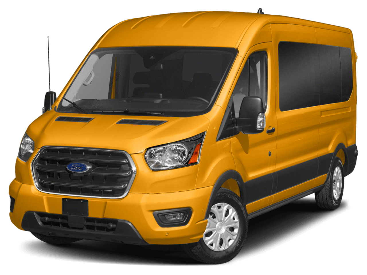2021 Ford Transit Passenger Wagon XLT - Front 3/4, facing to the left