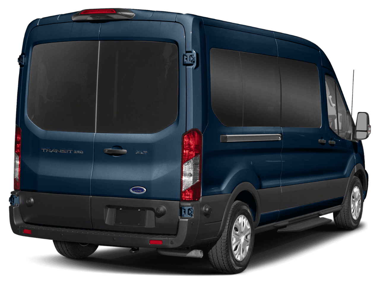 2021 Ford Transit Passenger Wagon XLT - Rear 3/4, facing to the right