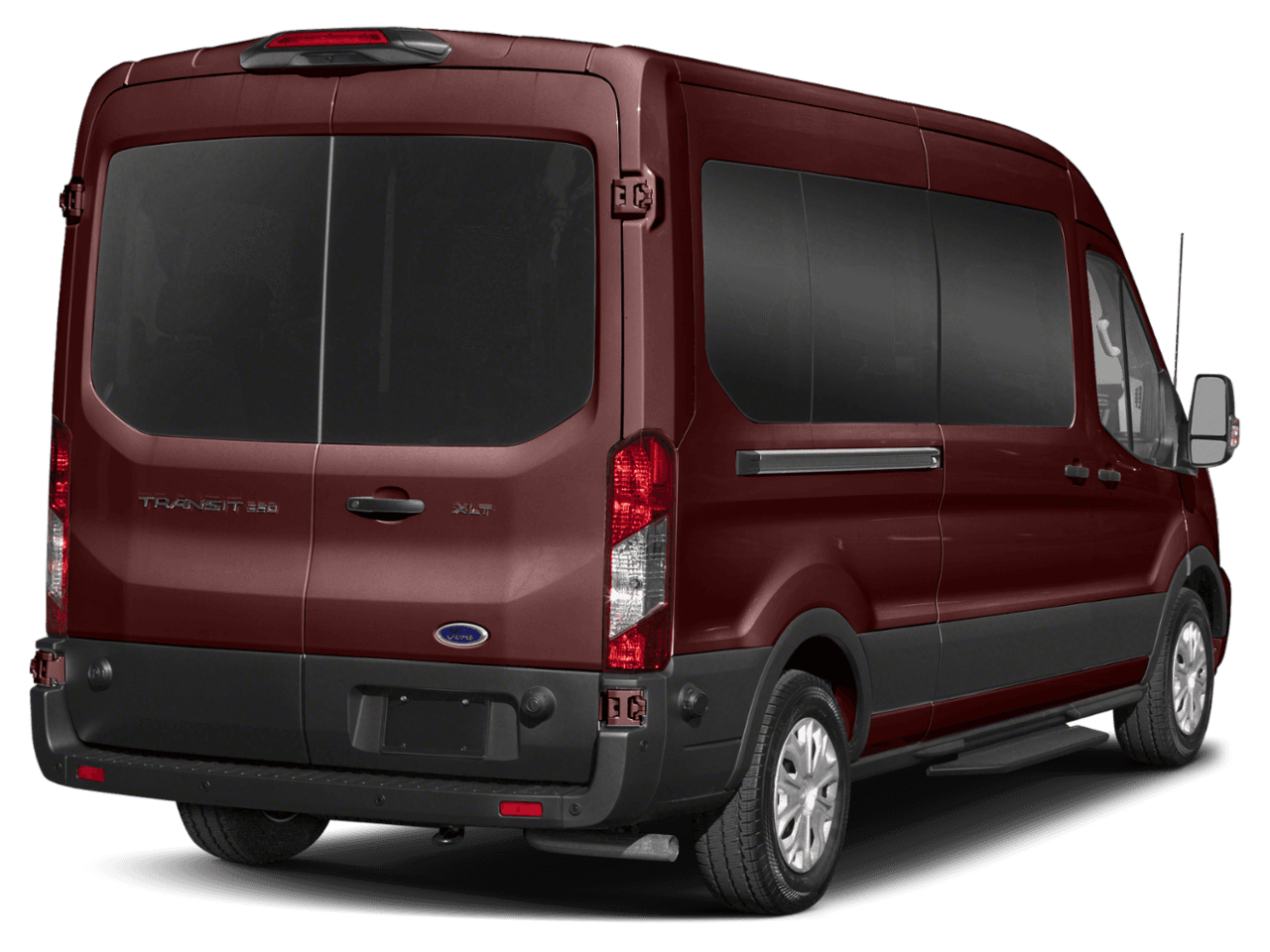 2021 Ford Transit Passenger Wagon XLT - Rear 3/4, facing to the right
