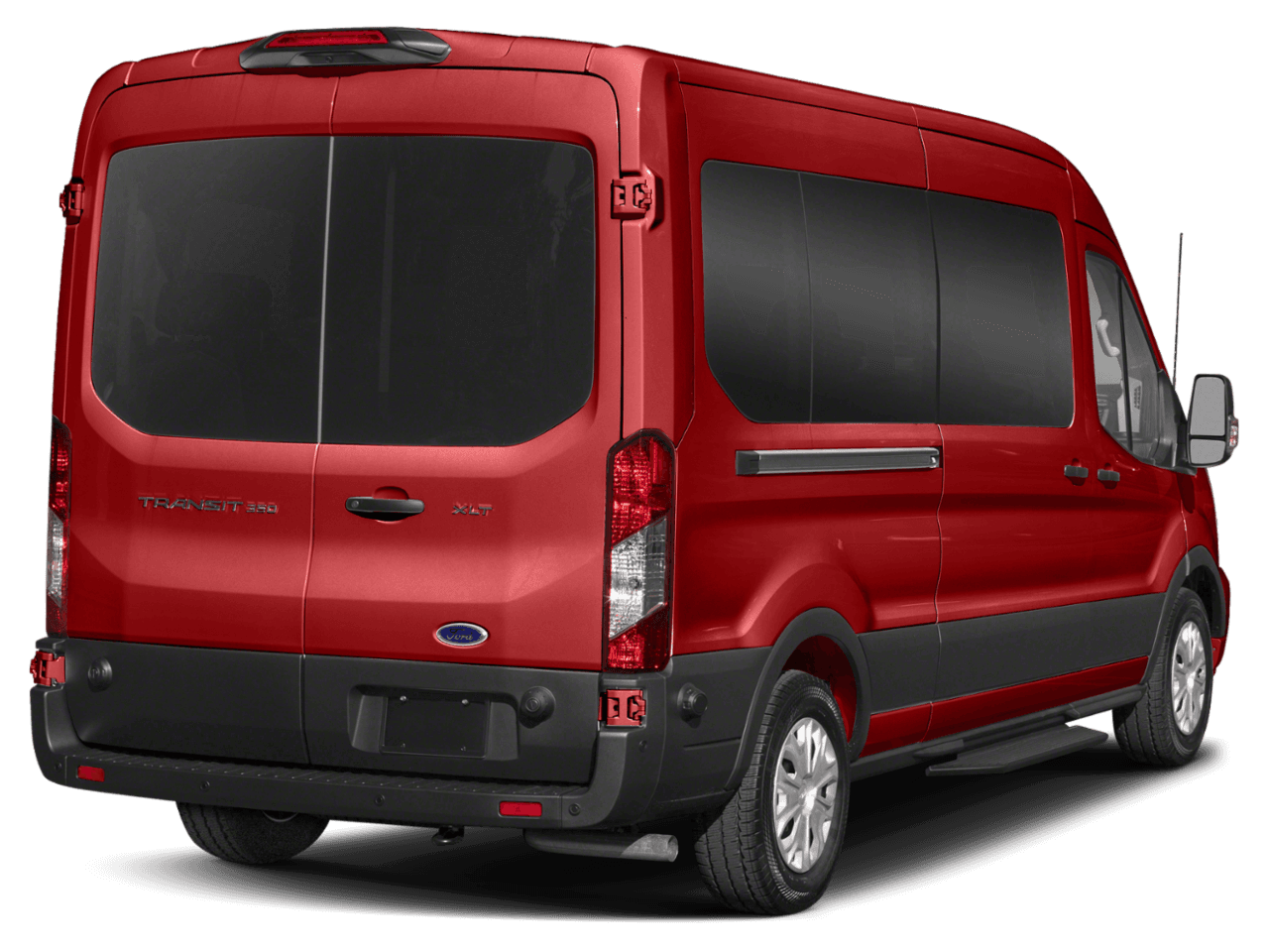 2021 Ford Transit Passenger Wagon XLT - Rear 3/4, facing to the right