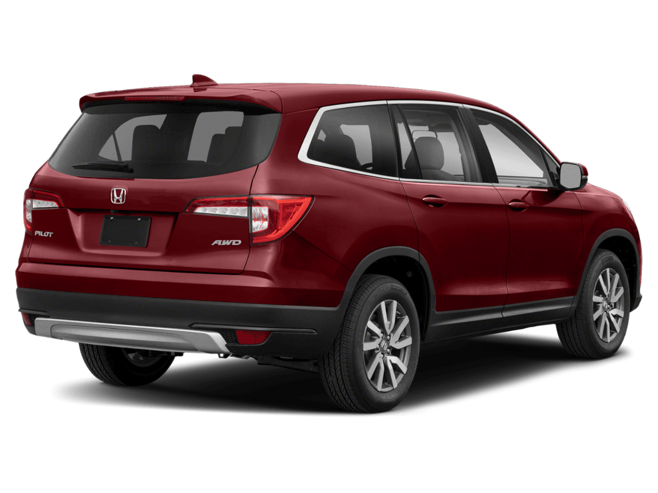 2021 Honda Pilot EX - Rear 3/4, facing to the right