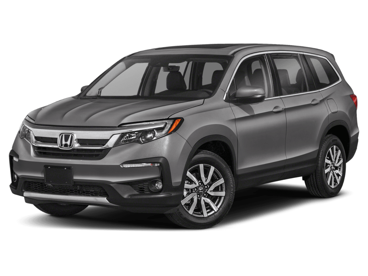 2021 Honda Pilot EX-L - Front 3/4, facing to the left