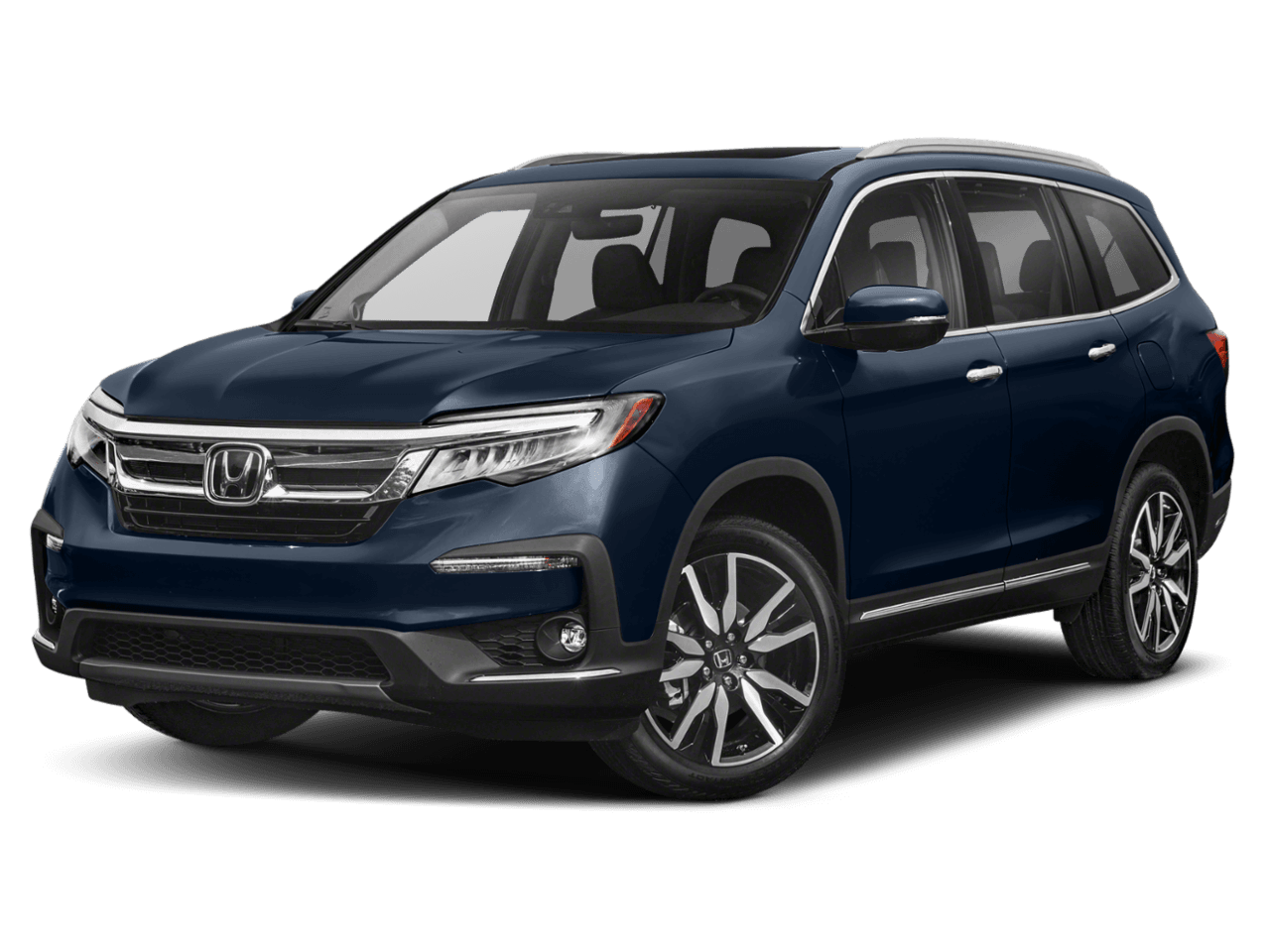 2021 Honda Pilot Elite - Front 3/4, facing to the left