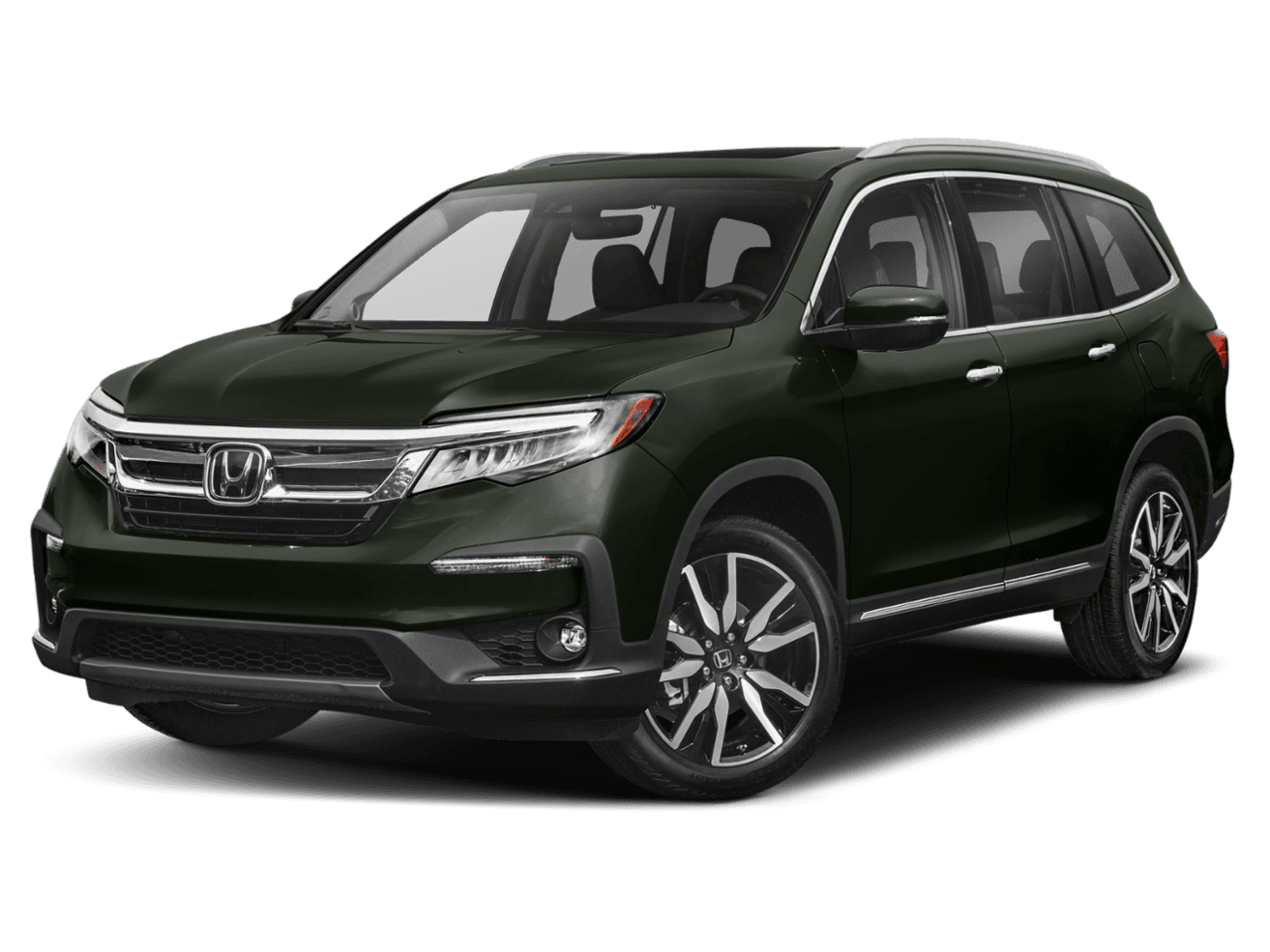 2021 Honda Pilot Elite - Front 3/4, facing to the left