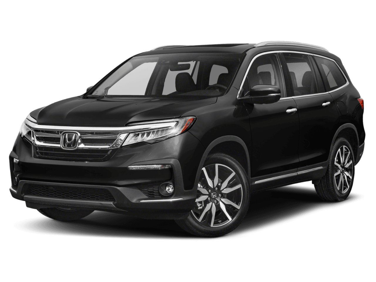 2021 Honda Pilot Elite - Front 3/4, facing to the left