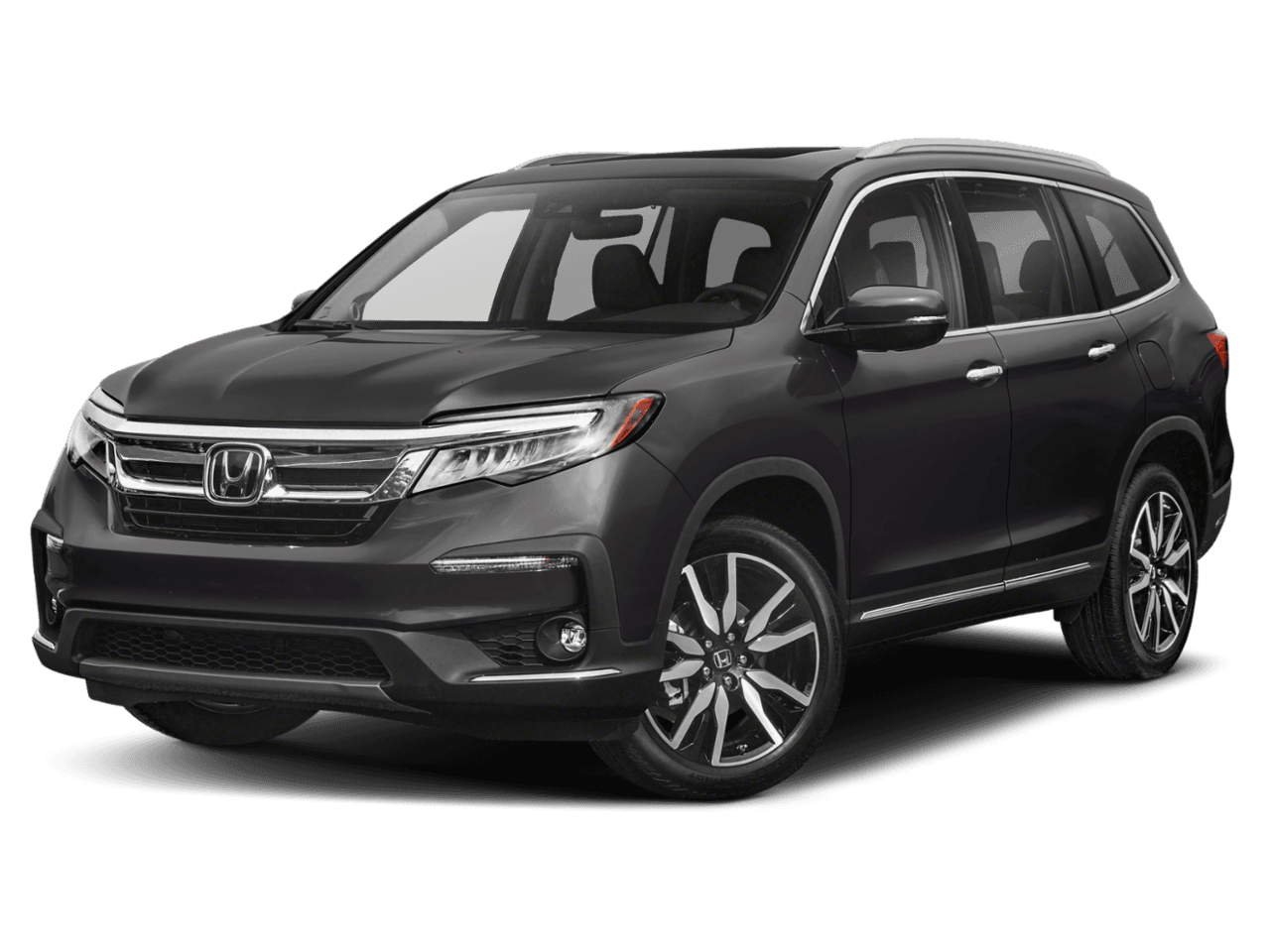2021 Honda Pilot Elite - Front 3/4, facing to the left