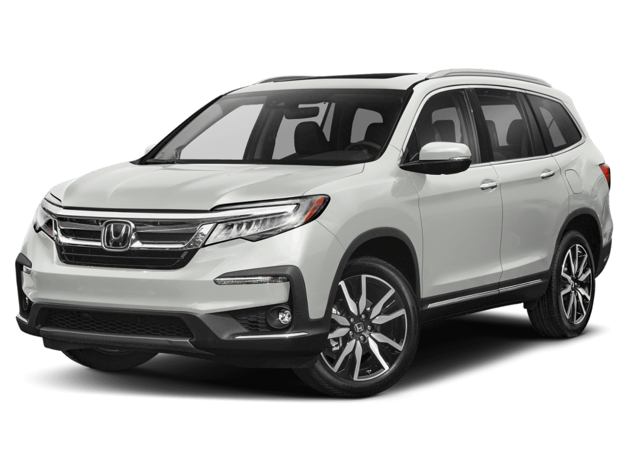 2021 Honda Pilot Elite - Front 3/4, facing to the left