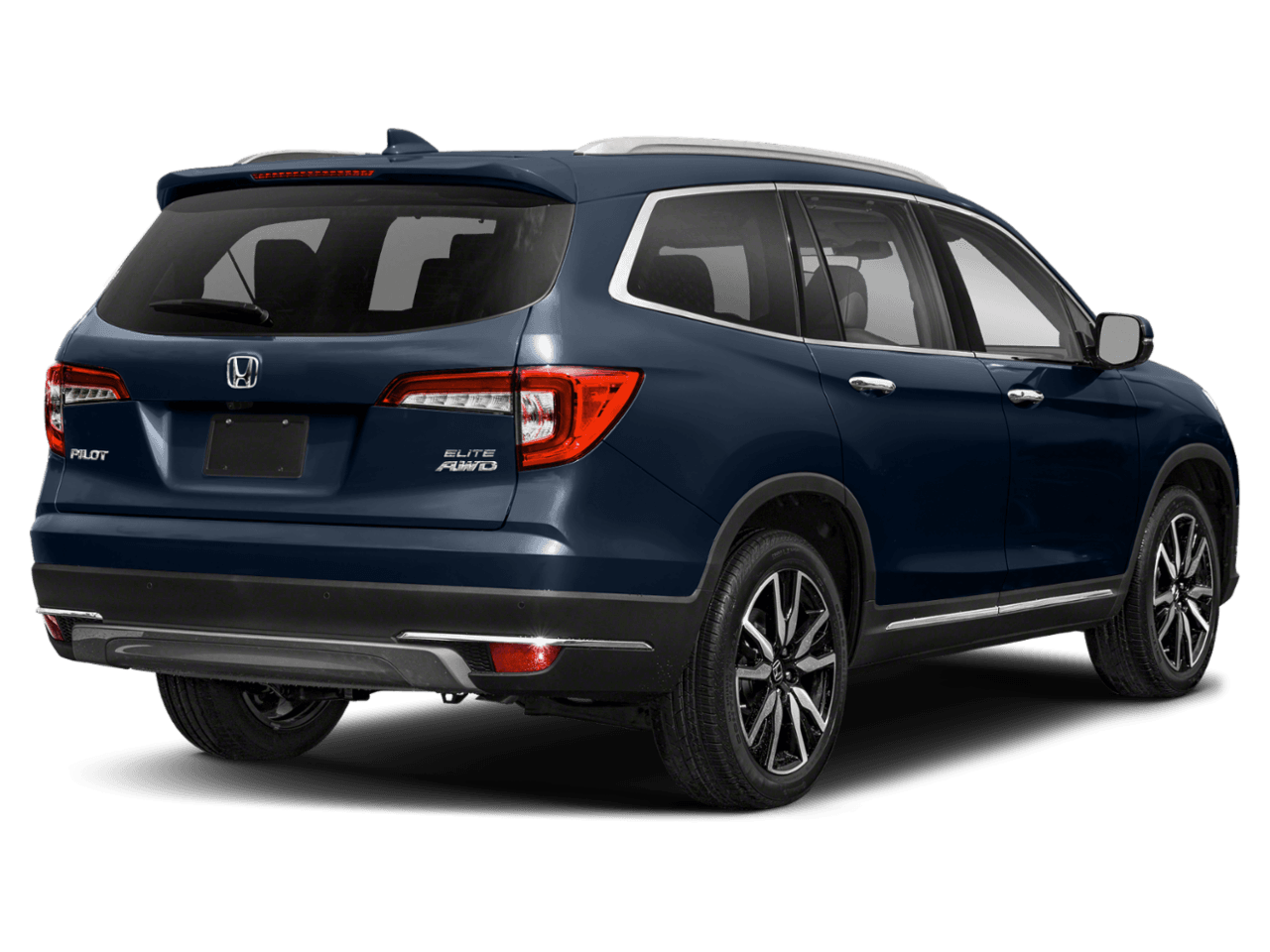 2021 Honda Pilot Elite - Rear 3/4, facing to the right