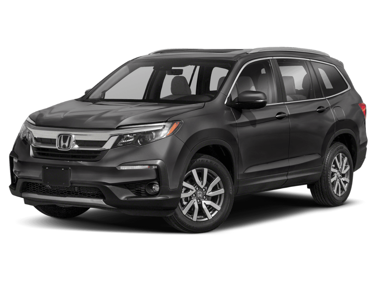 2021 Honda Pilot EX-L - Front 3/4, facing to the left