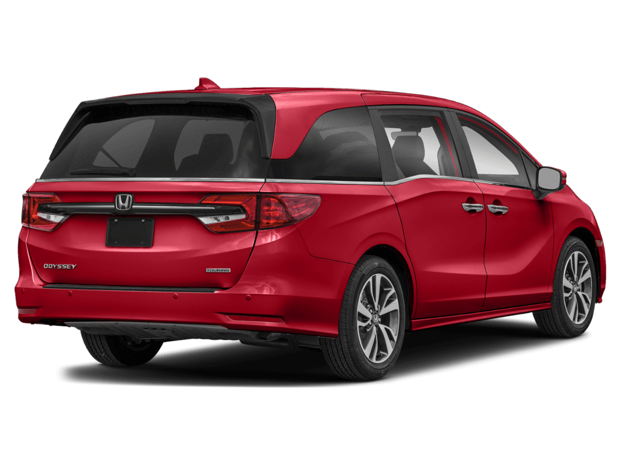 2021 Honda Odyssey Touring - Rear 3/4, facing to the right
