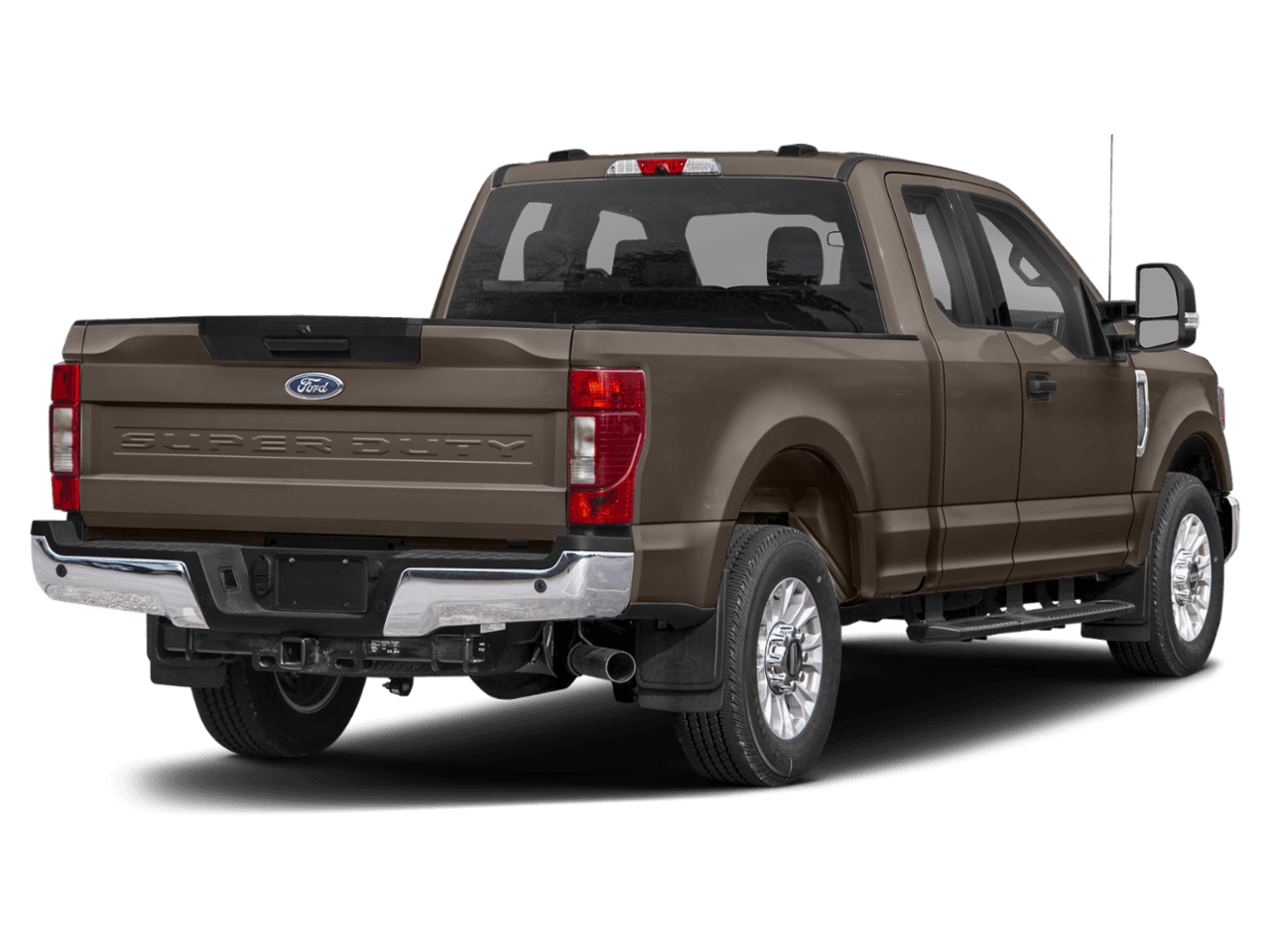 2021 Ford Super Duty F-350 DRW XLT 2WD SuperCab 8' Box - Rear 3/4, facing to the right