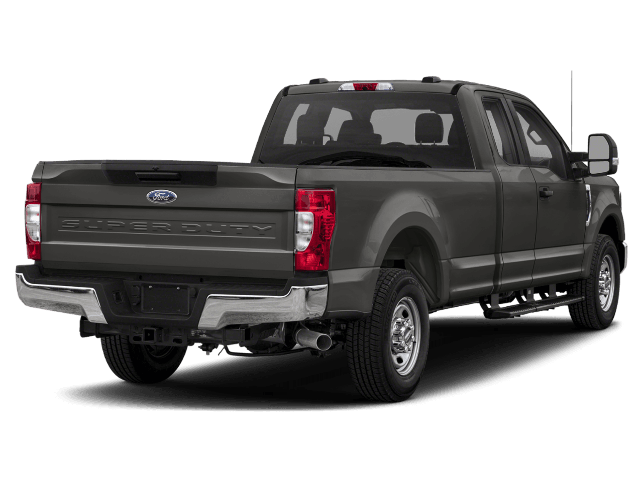 2021 Ford Super Duty F-350 DRW XL 4WD SuperCab 8' Box - Rear 3/4, facing to the right