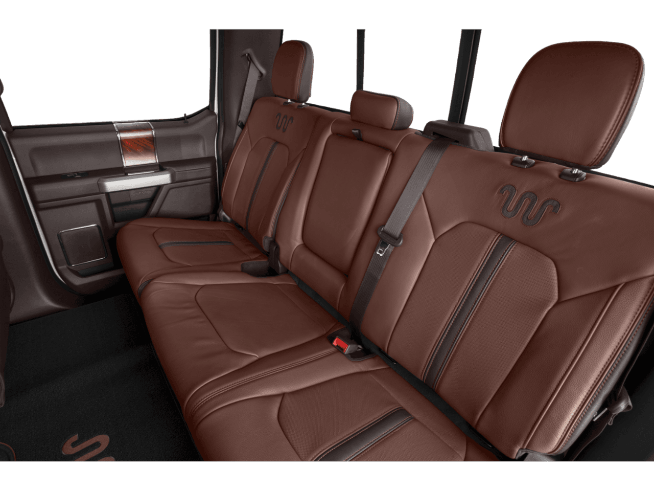 2021 Ford Super Duty F-350 DRW King Ranch 2WD Crew Cab 8' Box - Interior Rear seats