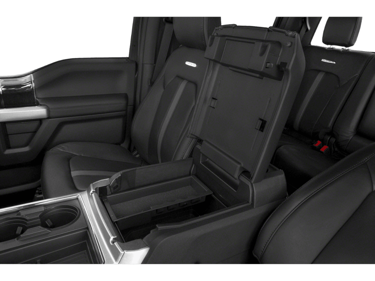 2021 Ford Super Duty F-350 DRW Platinum 2WD Crew Cab 8' Box - Interior Center Storage Console