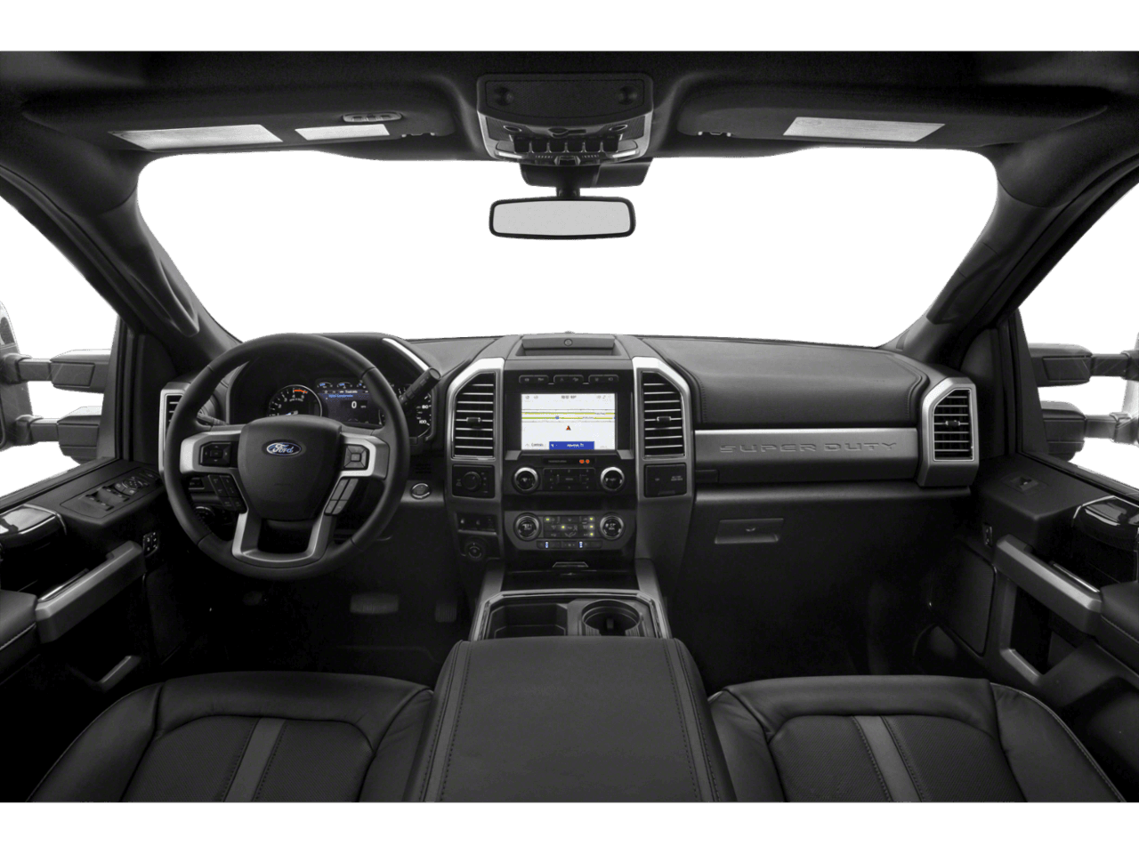 2021 Ford Super Duty F-350 DRW Platinum 2WD Crew Cab 8' Box - Interior Full Dash Basic